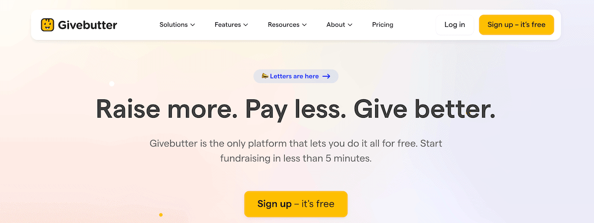 GiveButter Platform
