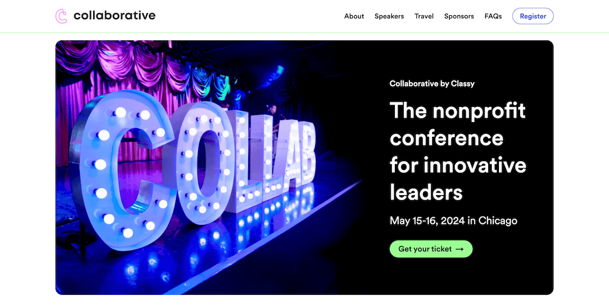 Collaborative by Classy Nonprofit Conference