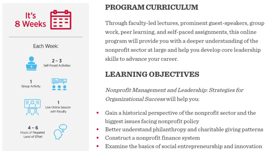 nonprofit management courses