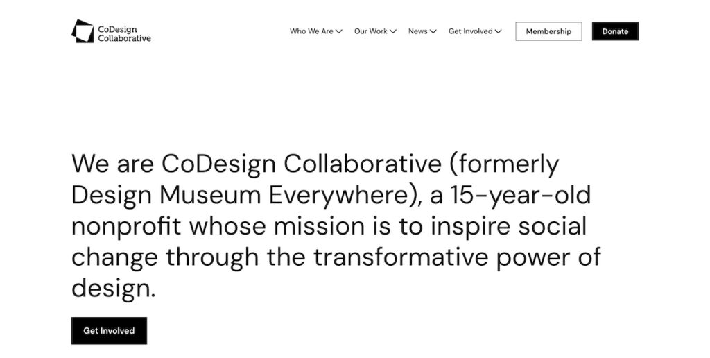 34 Amazing Nonprofit Website Designs 4 CoDesign Collaborative A Creative Lens for Change 1