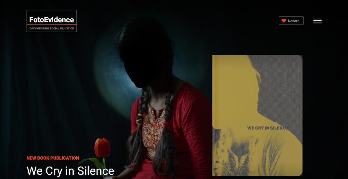 34 Amazing Nonprofit Website Designs 34 FotoEvidence Documenting Social Injustice 1