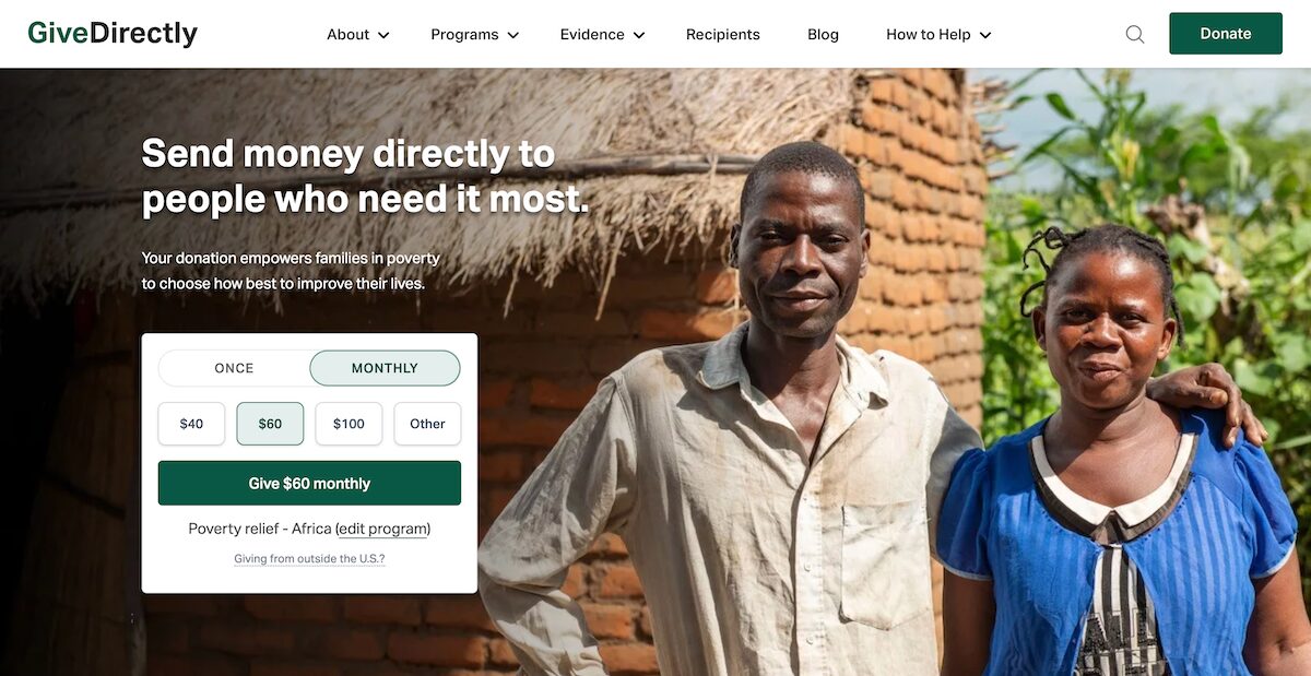 34 Amazing Nonprofit Website Designs 27 GiveDirectly-Send-money-to-people-living-in-poverty