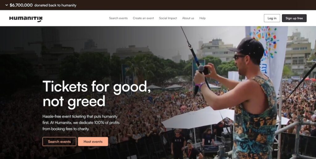9 Best Nonprofit Event Software Platforms 3 Humanitix-Tickets-for-good-not-greed