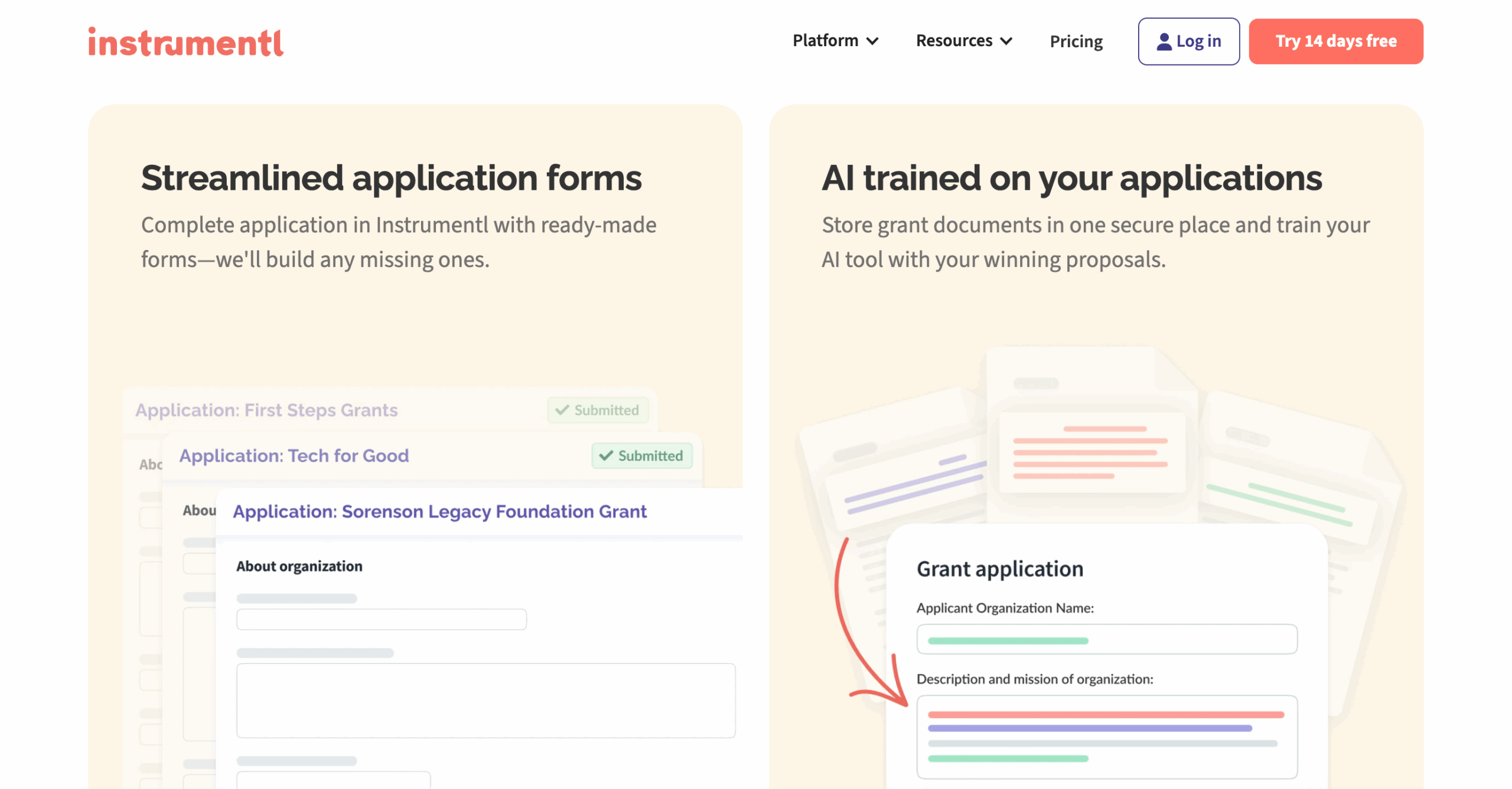 AI trained on your applications