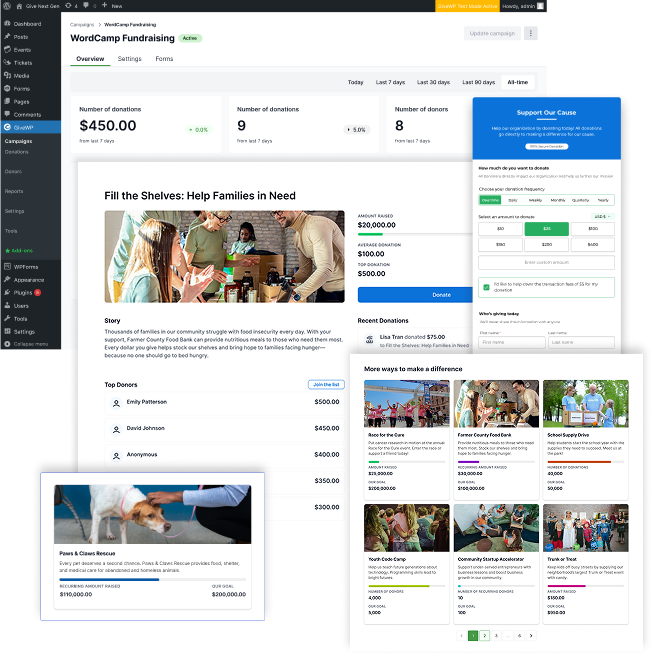Additional Display & UX Options - GiveWP