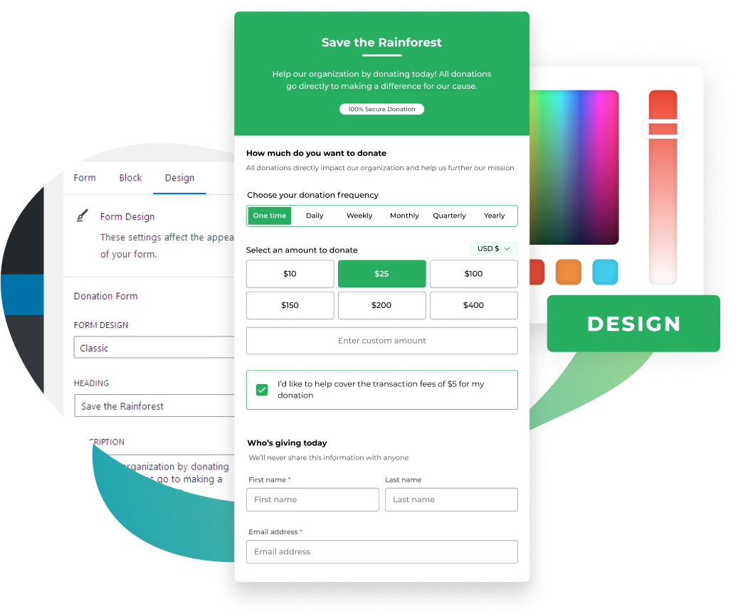GiveWP - Design Customization