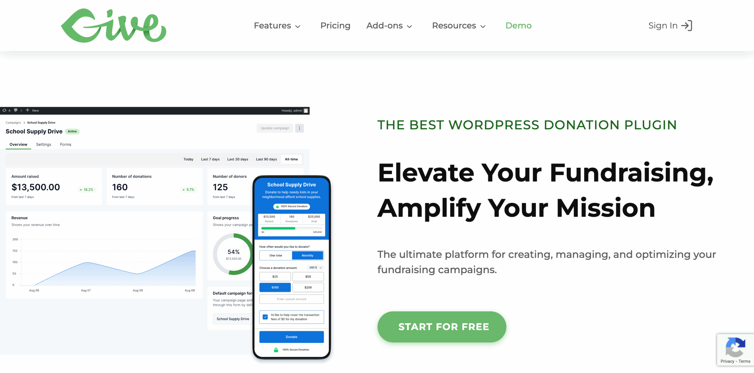 GiveWP Wordpress Donation plugin