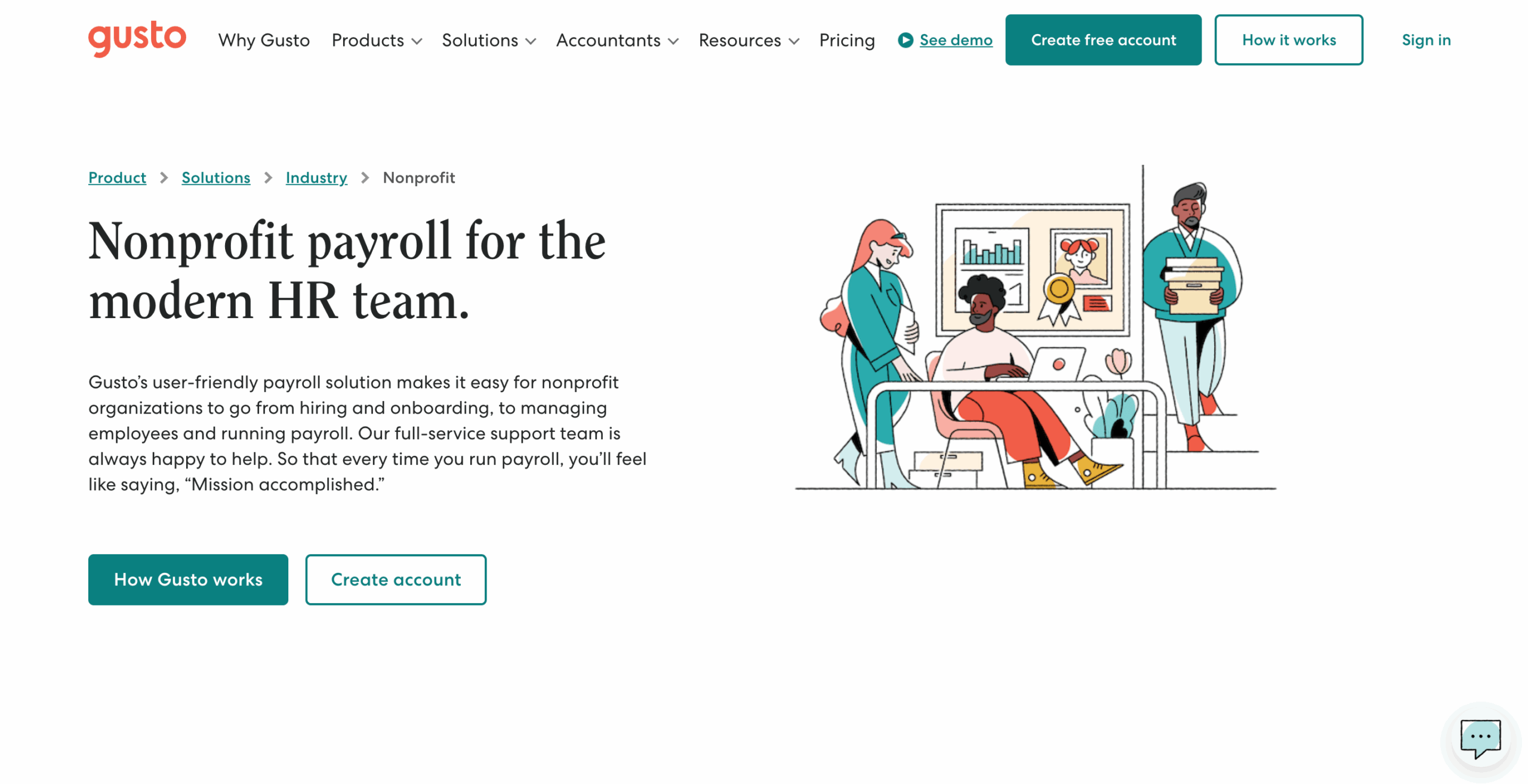 Gusto for Nonprofits - Nonprofit payroll for the modern HR team