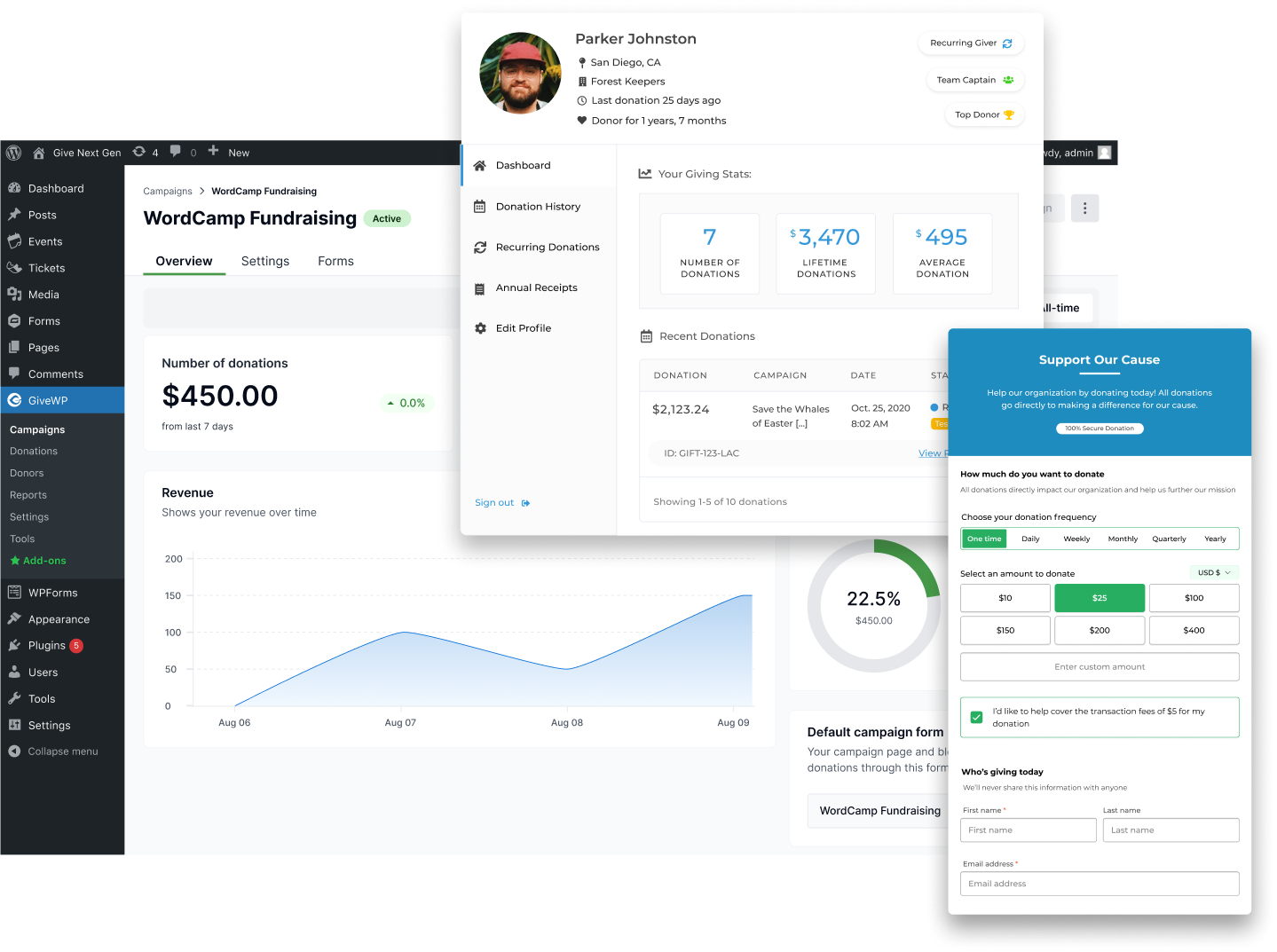 Track performance at the campaign level - GiveWP
