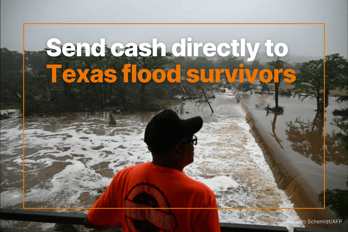 GiveDirectly Texas Flood Relief