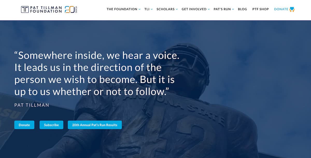 14 Inspiring Nonprofit Veteran Organizations 8 Building-The-Next-Generation-Of-Leaders-Pat-Tillman-Foundation