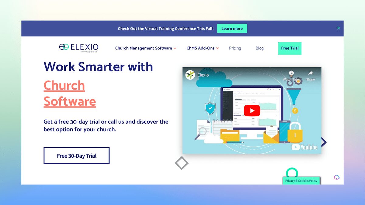 Elexio church software