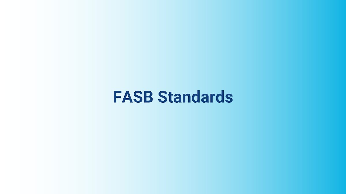 FASB Standards: Nonprofit Accounting Rules 1 FASB Standards