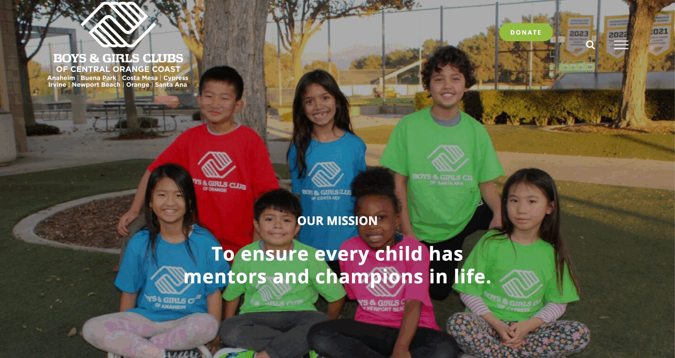 Boys-Girls-Clubs homepage