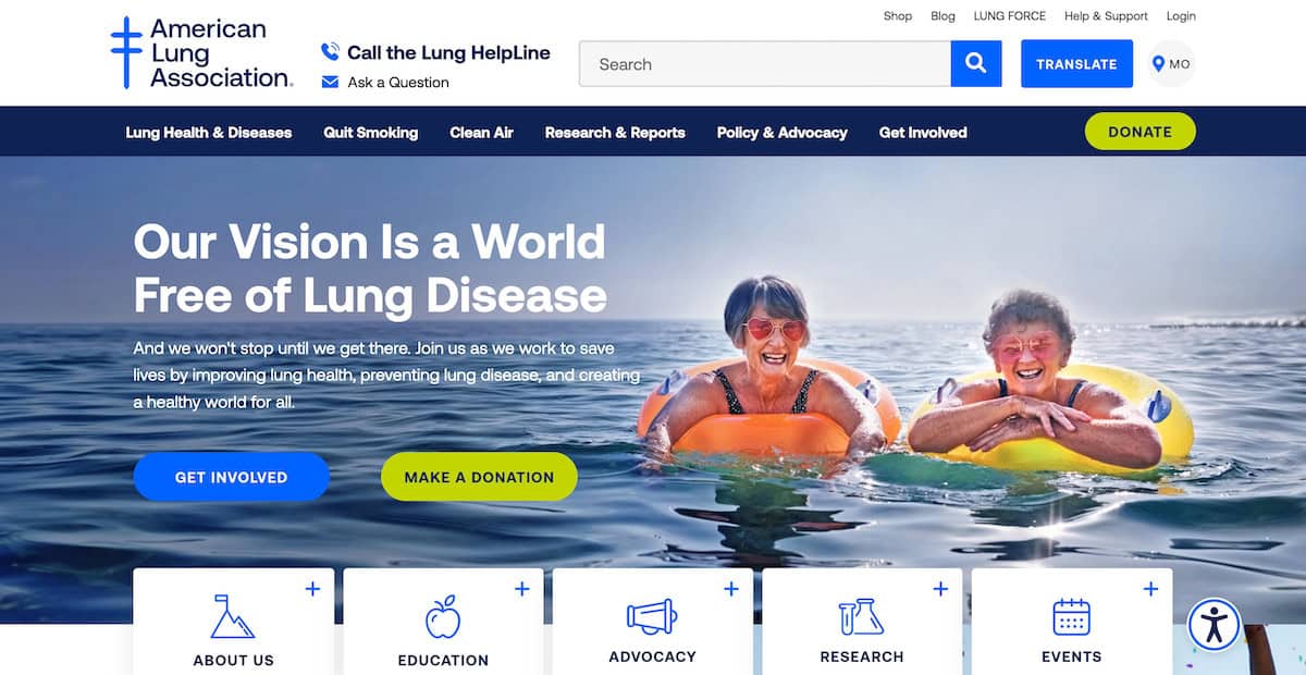 7 Lung Cancer Charities Dedicated to Research and Progress 1 American Lung Association - Lung Cancer Charities