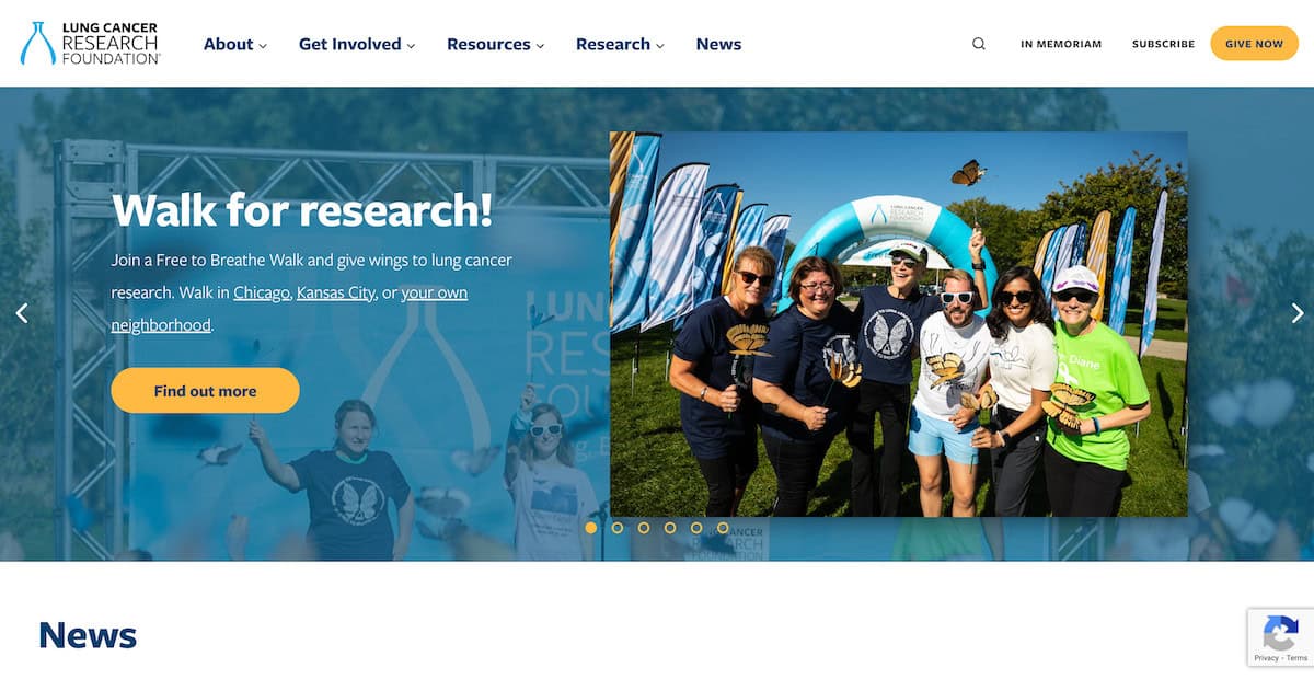 7 Lung Cancer Charities Dedicated to Research and Progress 2 Lung-Cancer-Research-Foundation