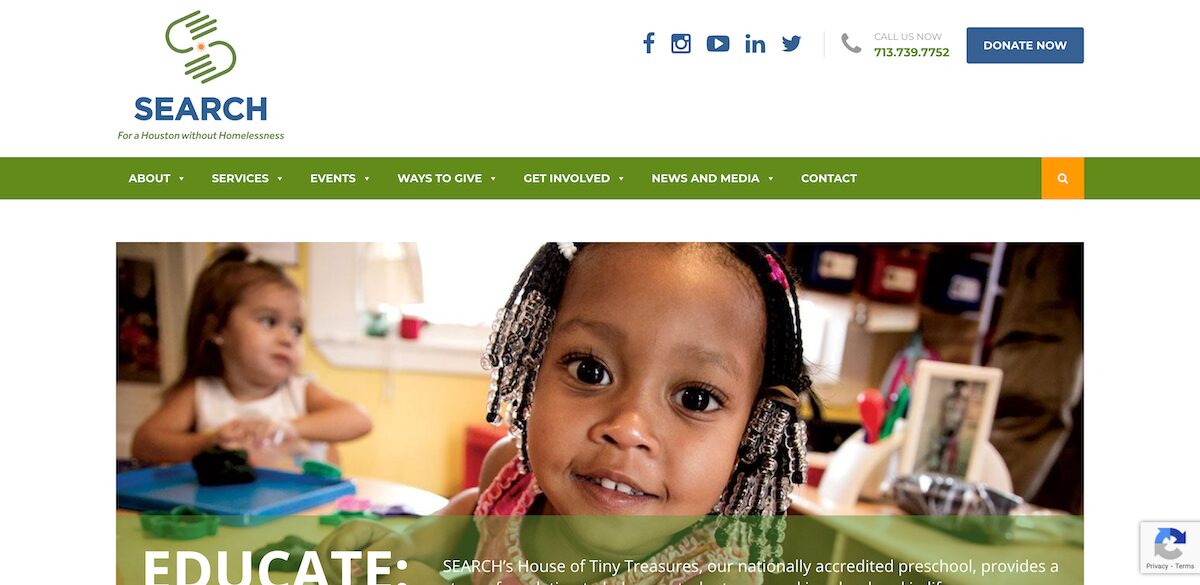 17 Houston Nonprofits Impacting the Local Community 4 Houston-Homeless-Help-SEARCH-Homeless-Services