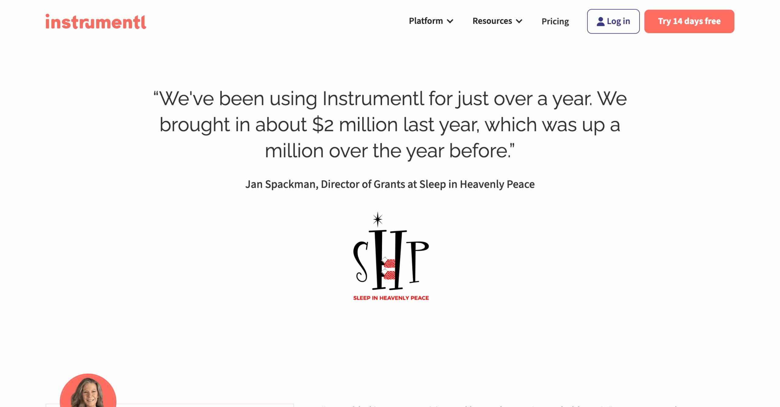 Instrumentl Guide: Streamline Your Grant Lifecycle and Unlock Funding Faster 5 Grants at Sleep in Heavenly Peace