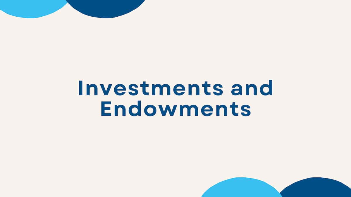 10 Diverse Ways Nonprofits Make Money 3 Investments and Endowments