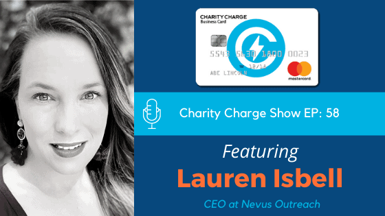 In episode 58 of The Charity Charge Show, Stephen interviews Lauren Isabel, CEO of Nevus Outreach.