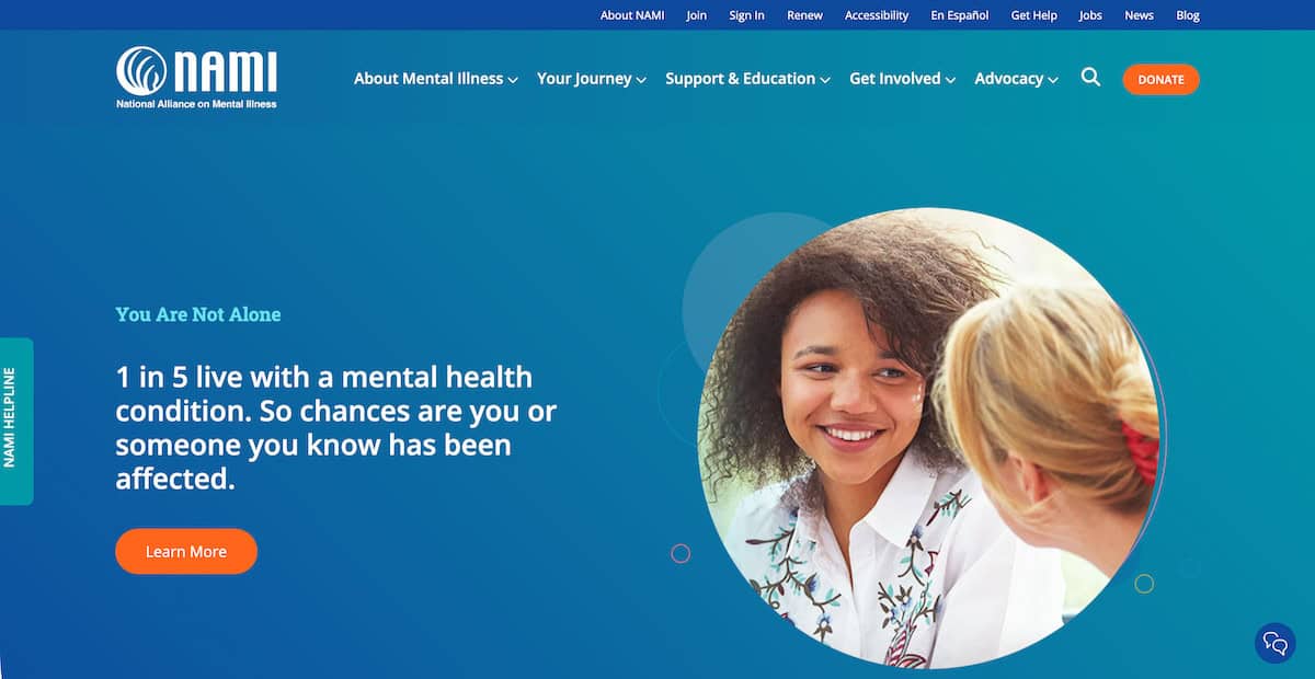 13 Impactful Mental Health Nonprofits Affecting Lives Everyday 1 Mental Health Nonprofits-NAMI