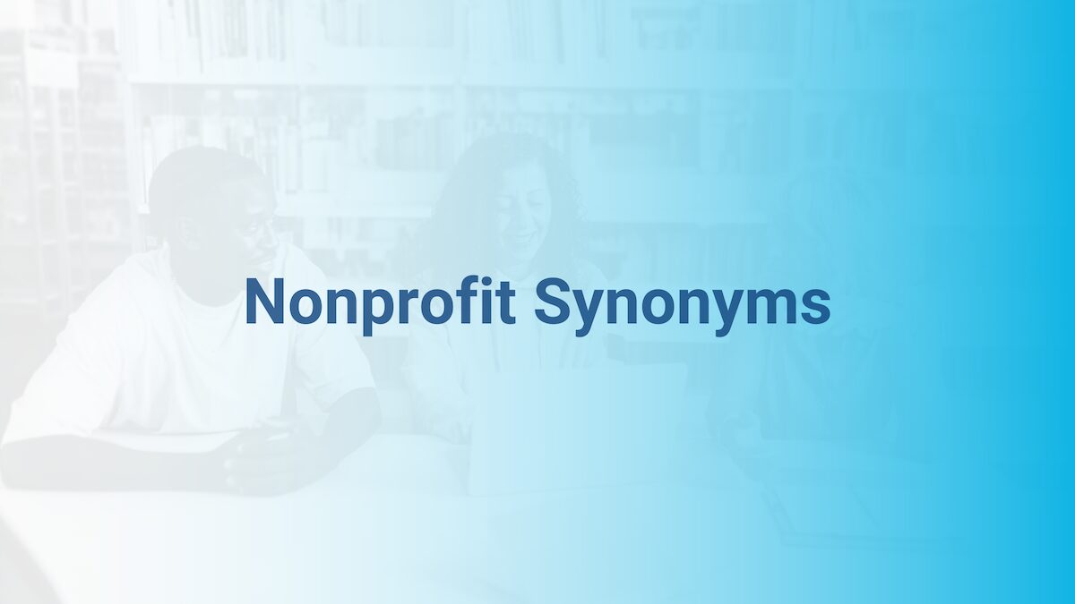 25 Nonprofit Synonyms