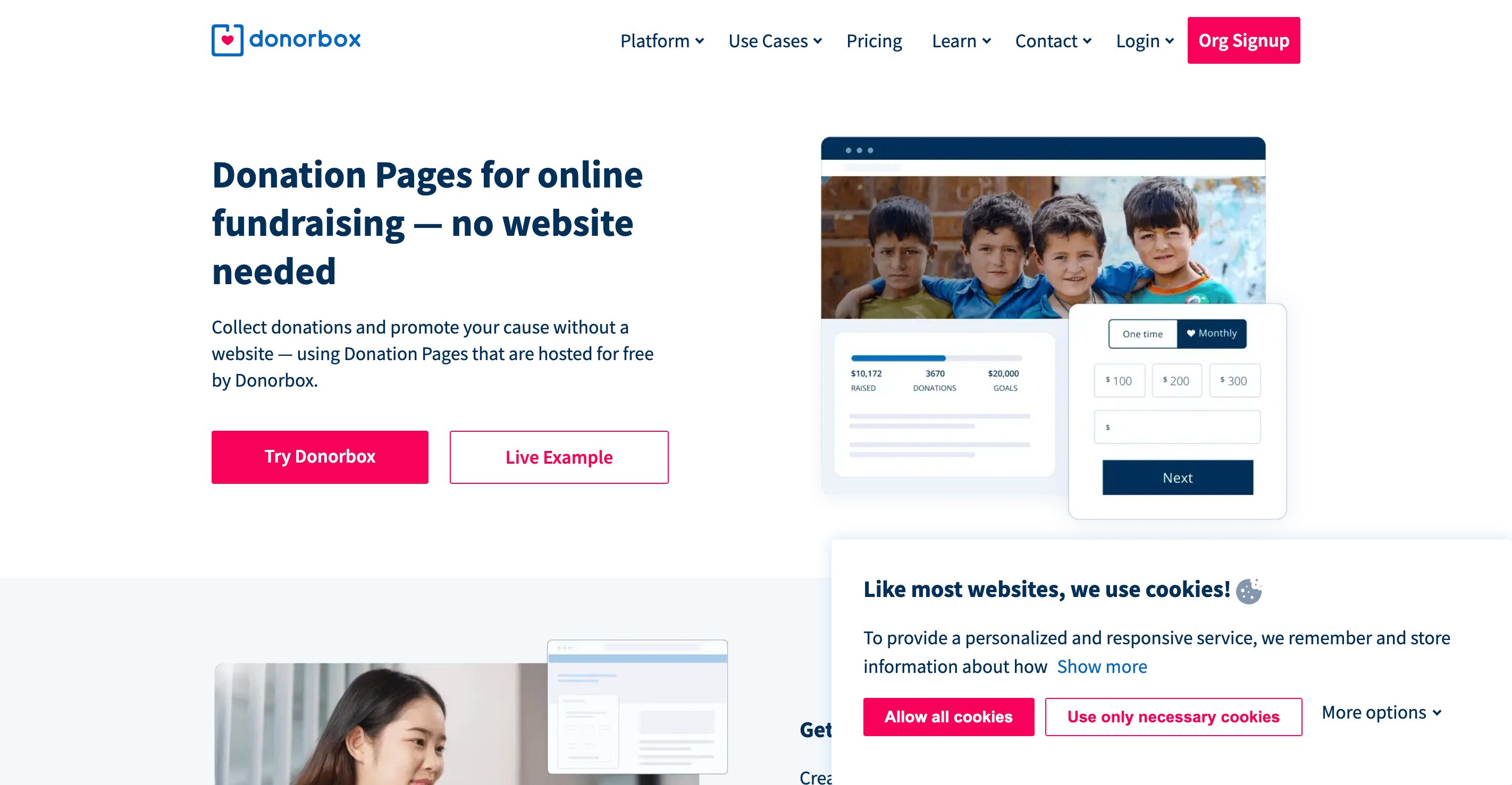 10 Best Nonprofit Website Builders 8 Donorbox Websites