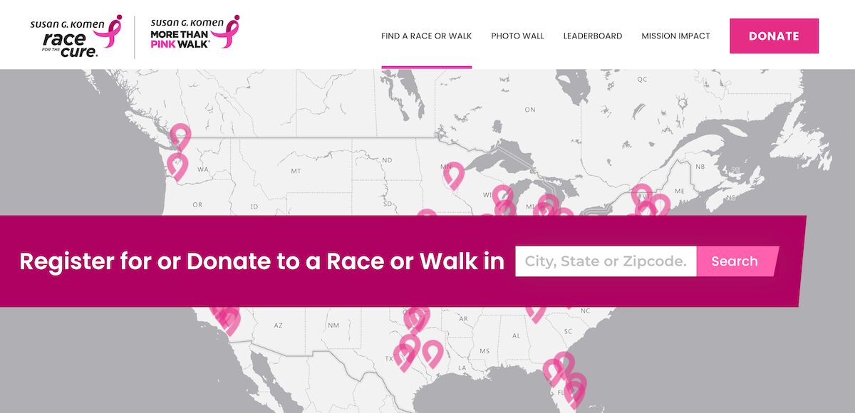 13 Nonprofit Marketing Examples to Inspire Your Strategy 10 Race-For-The-Cure-Susan-G-Komen