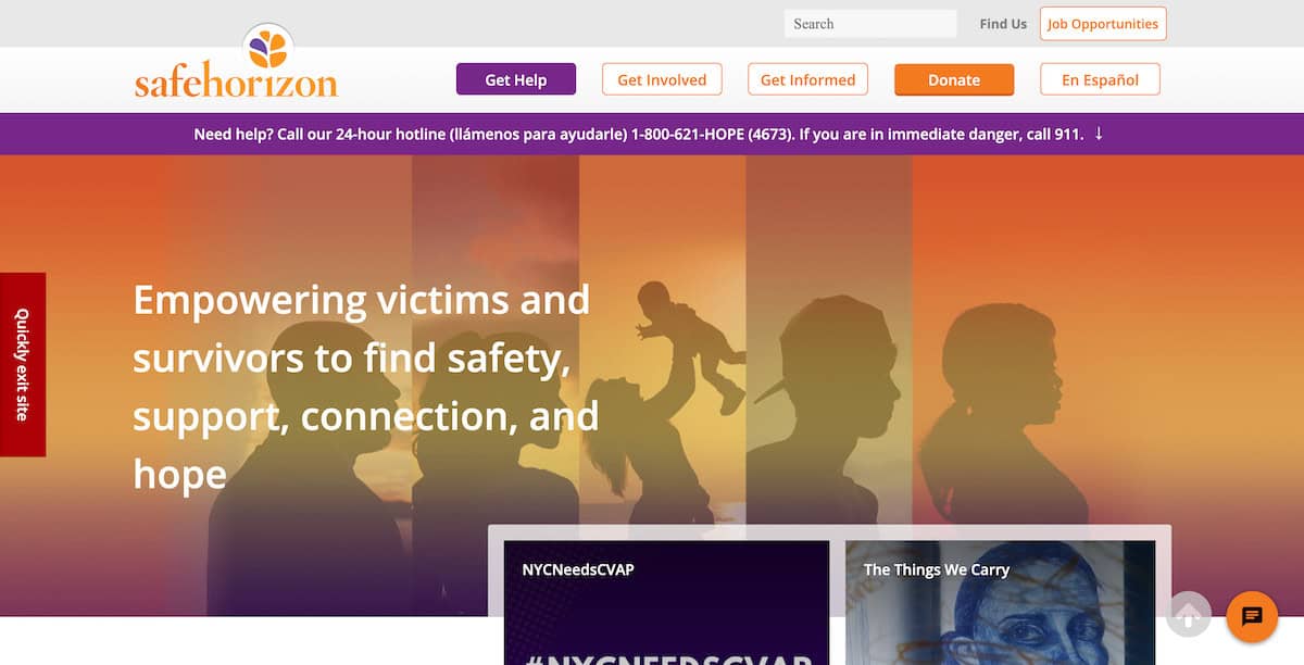 11 Essential Domestic Violence Charities Making a Difference 2 Safe Horizon