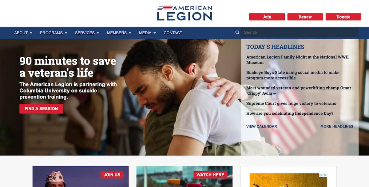 14 Inspiring Nonprofit Veteran Organizations 13 The-American-Legion-a-U-S-Veterans-Association