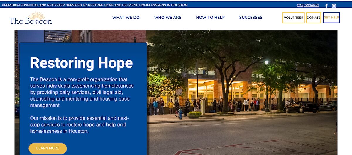 17 Houston Nonprofits Impacting the Local Community 2 The-Beacon-Homeless-Services-Houston