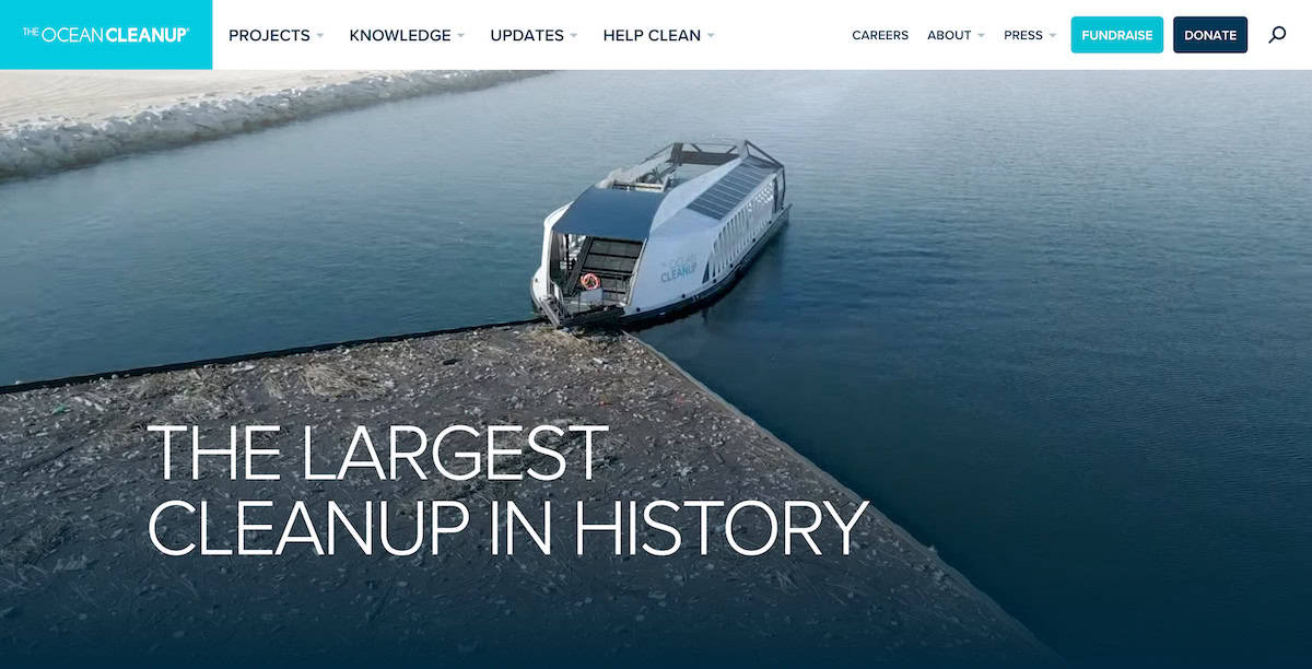 15 Inspiring Ocean Conservation Charities 3 The Ocean Cleanup