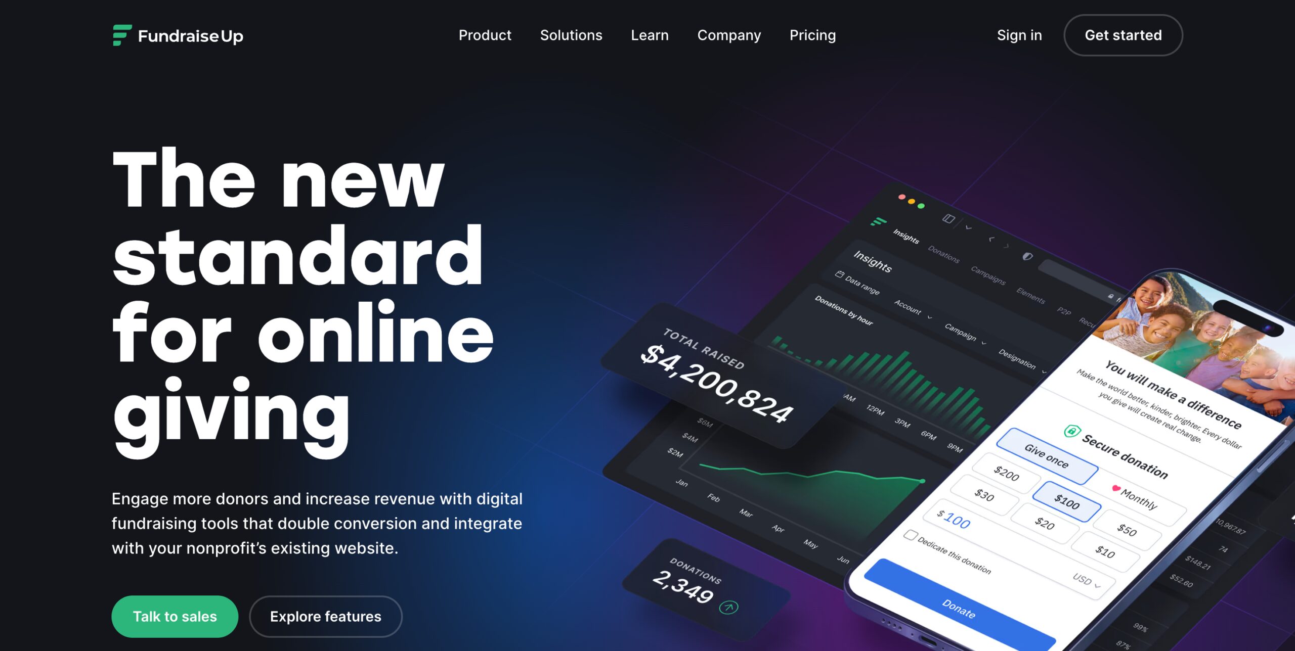 Nonprofit Fundraising Software - Fundraise Up