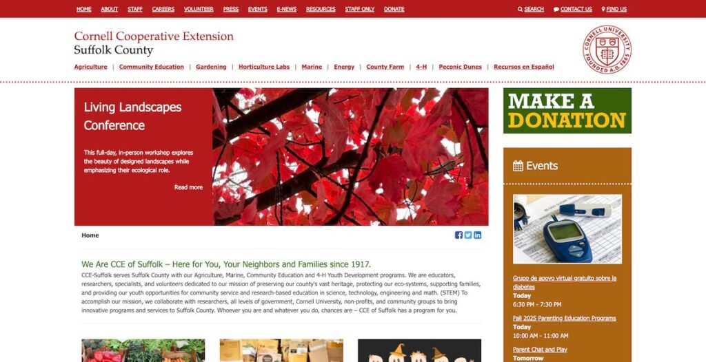 Cornell Cooperative Extension of Suffolk County’s Mission