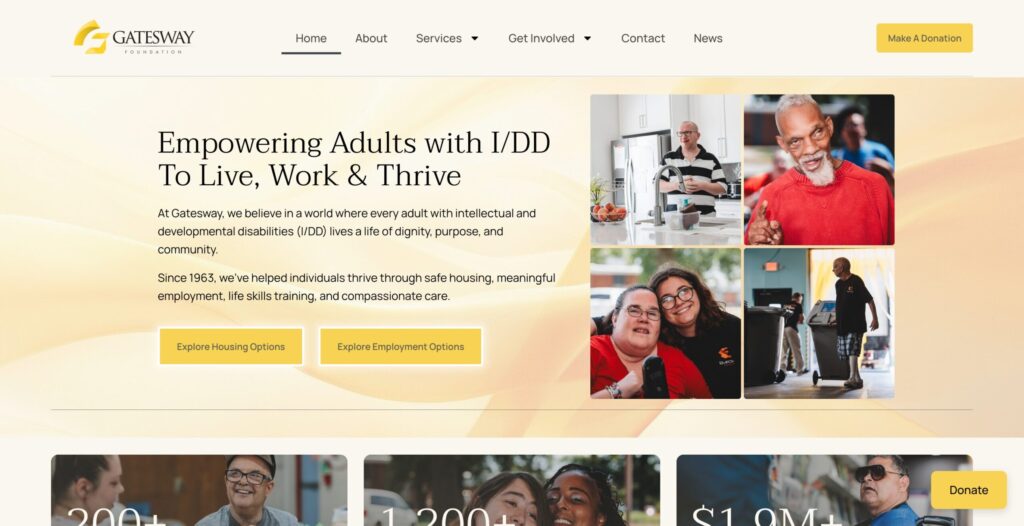 Gatesway Foundation: Building Integrated Communities for Adults with I/DD 1 Gatesway Foundation Homepage