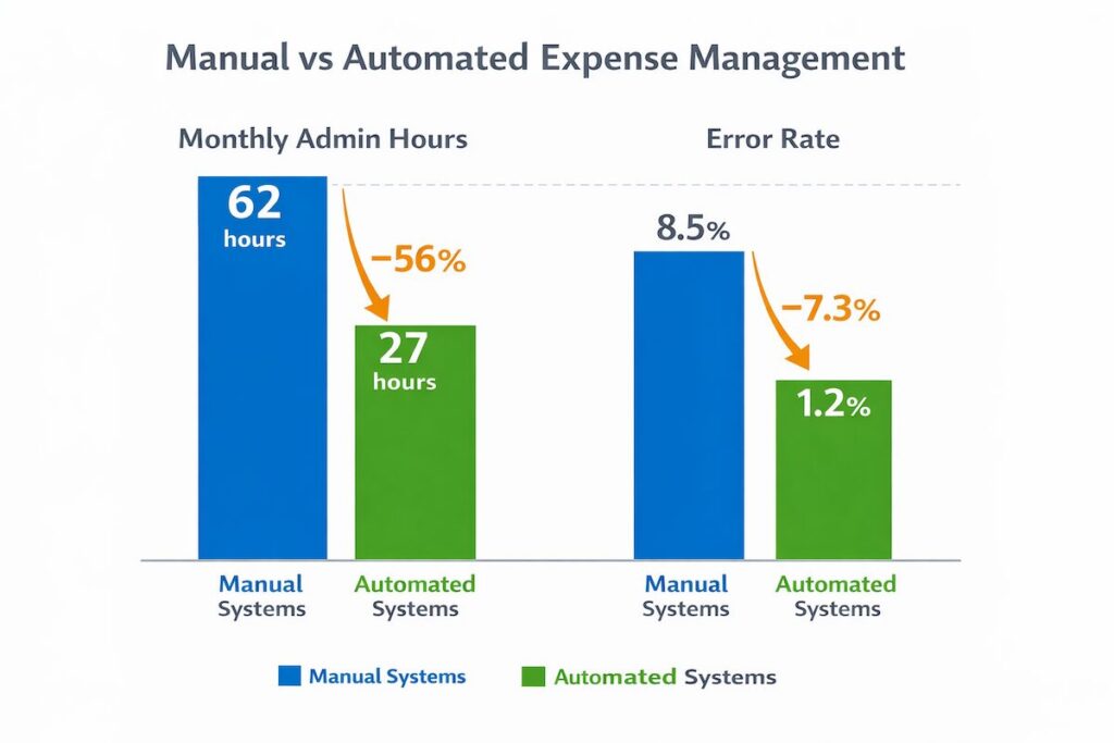 Nonprofit Expense Management: Comprehensive Guide (2026) 1 Nonprofit Expense Management - manual vs automated