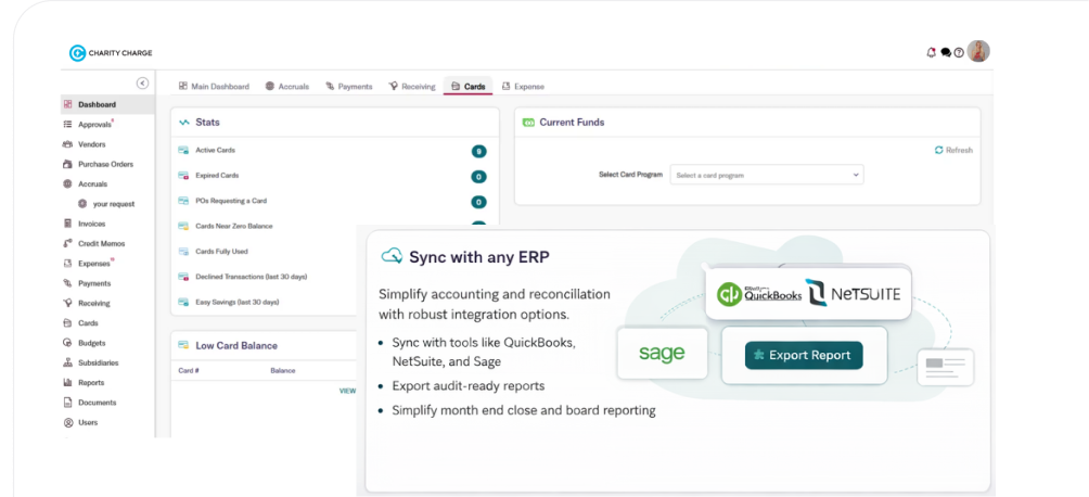 Sync with any ERP