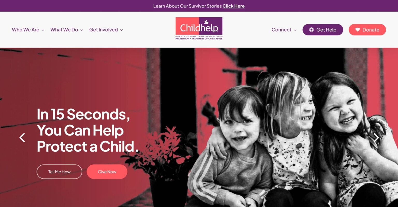 How Childhelp Is Working To Eradicate Child Abuse In America | Charity ...