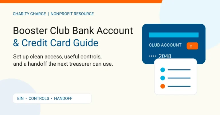 How to Set Up a Booster Club Bank Account and Credit Card